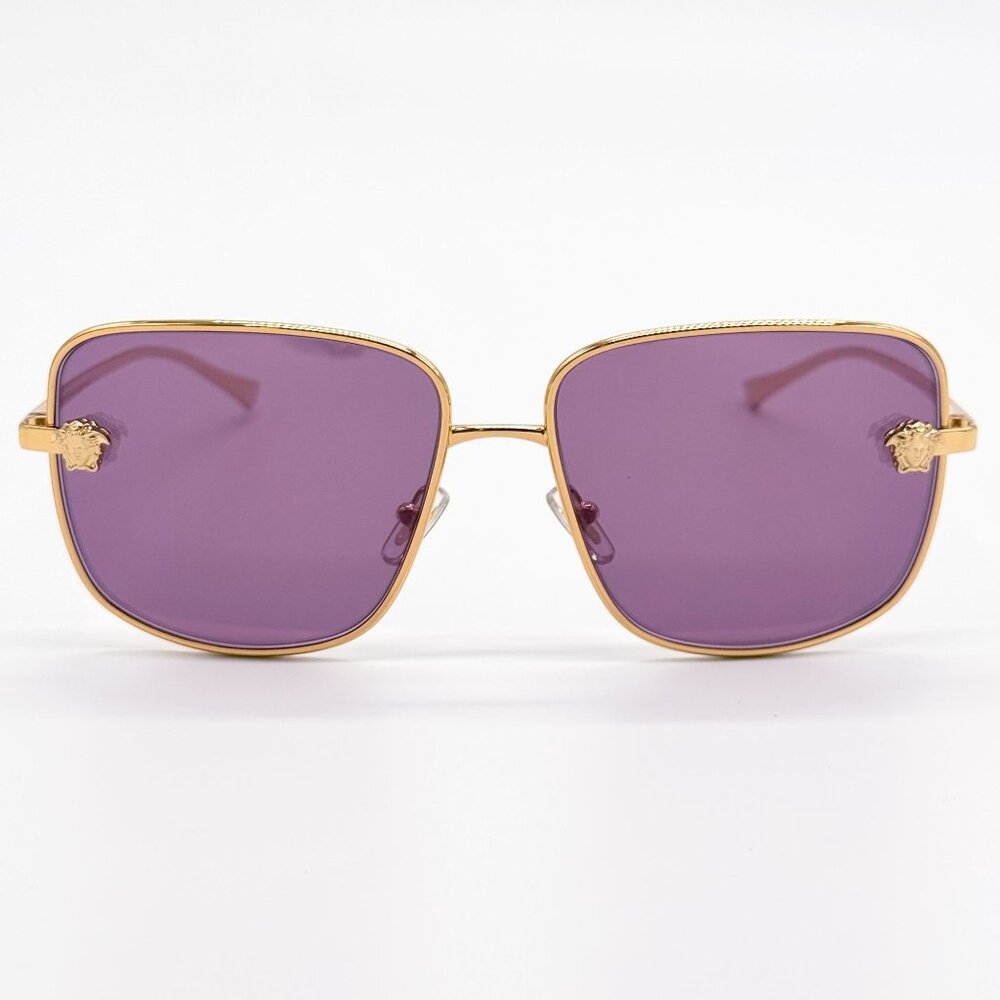 NEW VE2282 1002/AK VERSACE GOLD PINK SUNGLASSES VE2282 1002AK - Picture 3 of 10
